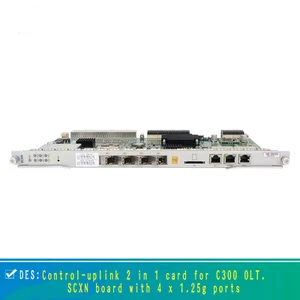 ZTE Control-Uplink 2 in 1 Karte für C300 OLT. SCXN Board mit 4 x 1,25g Ports - Bild 1 von 5