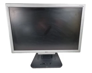 Vintage Acer 19'' LCD Flat Screen Colour Monitor AL1916W With Stand VGA In - Picture 1 of 19