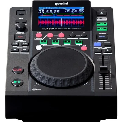Gemini Sound MDJ-500 - Reproductor multimedia DJ profesional, diseño compacto Foto 1 de 4