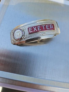 Phillips Exeter Academy Gürtelschnalle hergestellt von Kinney Co. Providence R.I - Bild 1 von 19