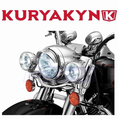 Kuryakyn Headlight Visor for 1996-2006 Harley Davidson FLHRI Road King - no Foto 1 de 4
