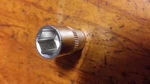 8MM - 1/4" drive 6 points Socket Metric Chrome Vanadium CrV Jetech Sthor Tolsen - Picture 1 of 2