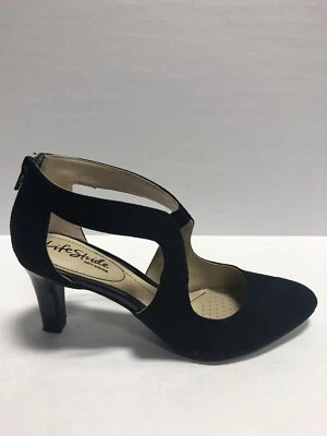 Zapatos de tacón alto LifeStride Giovanna 2 para mujer, negros, talla 8,5 M Foto 1 de 4