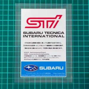 Windscreen Registration Sticker Decal for Subaru WRX STI GC8 GDB Forester SG SH - Picture 1 of 3