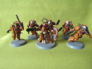 A8 WARHAMMER 40K SPACE MARINES ARMY - ASSAULT INTERCESSORS AND LIEUTENANT - Picture 1 of 6