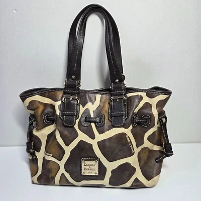 Bolso Cartera Dooney & Bourke Estampado Jirafa Mediano Cuero Chiara Preppy Foto 1 de 4