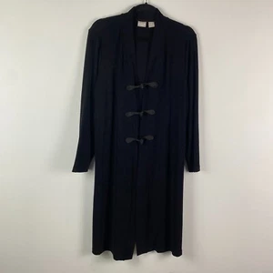 Chicos Travelers Classic 35th Anniversary Toggle Jacket Size 2P US 12P PL Slinky - Picture 1 of 11