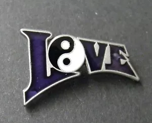 AMOR YIN YANG ENERGÍA OPUESTA SOLAPA SOMBRERO PIN INSIGNIA 1 PULGADA - Imagen 1 de 1