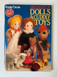Treasury of Dolls and Cuddly Toys Book Family Circle Book with Patterns Vintage - Picture 1 of 16