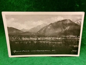 Mount fisher Cranbrook BC postcard Kootenays front captioned #2684 - Picture 1 of 2