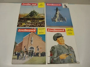 LOT 4 ~ 1955 LEATHERNECK MAGAZIN DER MARINES FEBRUAR, MÄRZ, APRIL, MAI. - Bild 1 von 1