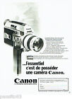 PUBLICITE ADVERTISING 016  1971  CANON   caméra auto zoom 914