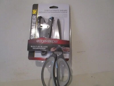 Sabatier Edgekeeper 5 In 1 Ultimate Shears with built in sharpening sleeve Gray - Image 1 of 2