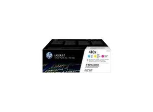 HP 410X (CF413X) 3-er-Pack Original-HP-Toner hoher Reichweite Cyan/Magenta/Gelb - Bild 1 von 3