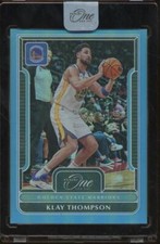 2022-23 Panini One And One KLAY THOMPSON Encased Blue Parallel /40 Warriors JMJ2