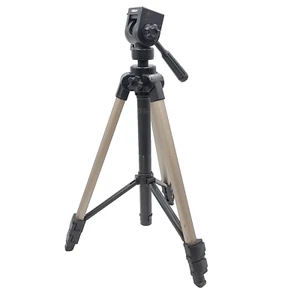 Velbon CX-680 Black Two-Way Pan Head Adjustable Leg Heavy-Duty Camcorder Tripod - Picture 1 of 17