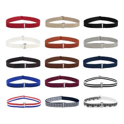 Women Stretch Belt Invisible Belts Ladies Belts for Pants Trousers Dresses - image 1 of 2