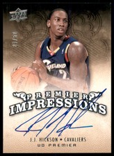 2008-09 Upper Deck Premier Impressions Autographs #PIJH J.J. Hickson /50