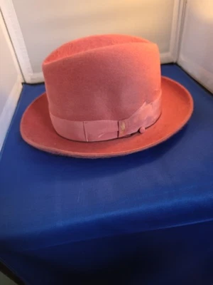 Borsalino Antica 7.5 Excelente Estado Color Salmón Foto 1 de 4