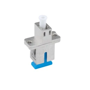 Silver SC to LC Single Mode Housing Fiber Optic Adapter SC-LC Flange Coupler - Photo 1/4