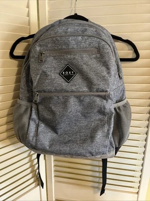 Mochila escolar Roxy 24L cinza #i3A - Imagem 1 de 4