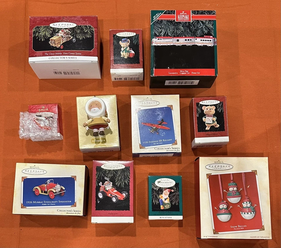 Lot of 11 New in Box, Old Store Stock Hallmark Keepsake Ornaments - - Image 1 of 1