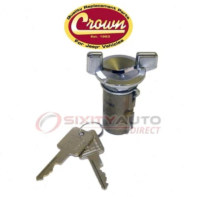 Crown Automotive Ignition Lock Cylinder & Switch for 1985-1986 Jeep CJ7 - wp Foto 1 de 4