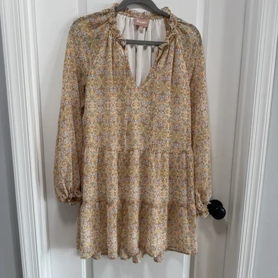 Mini Vestido Show Me Your Mumu Birdie Talla Pequeña Paisley Floral Boho Foto 1 de 4