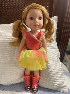 American Girl Gummistiefel Wishers Willa Puppe - Bild 1 von 4