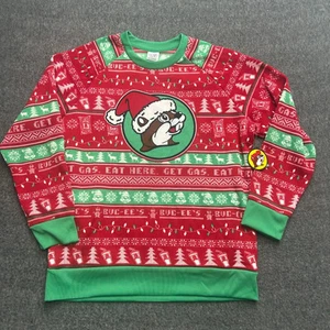 new Bucees Christmas Sweater XL Ugly Festive Party Winter buc-ees's beaver NWT - Picture 1 of 3