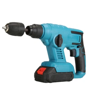 Cordless Hammer Impact Drill Electric Pick Drill Electric Drilling with Battery - Picture 1 of 8