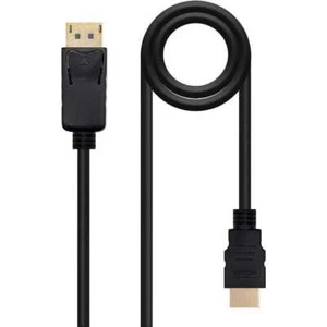 Nanocable Cable Convertisseur Display Port DP vers HDMI M/M Noir 10.15.4302 2m - Afbeelding 1 van 4