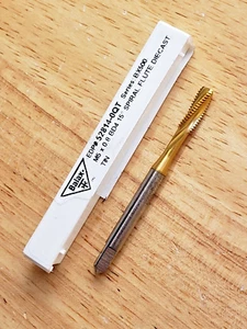 M5 x 0.8 Spiral Flute Bottoming Tap, D4, TiN Coating - Balax, New - Picture 1 of 3