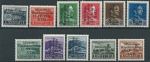 1939 ALBANIA ASSEMBLEA COSTITUENTE 11 VALORI MNH ** - ED678 - Picture 1 of 1