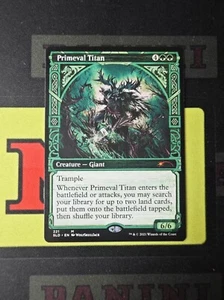 Magic The Gathering Primeval Titan Secret Lair Drop English 221 - Picture 1 of 2