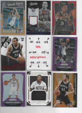 NEW  Brooklyn Nets U-PICK  Serial #'d JERSEY AUTO Rookies DURANT IRVING SIMMONS