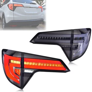 LED Tail Lights for Honda HR-V 2016-2022 Sequential Blinker Rear Lamps Assembly - Picture 1 of 5