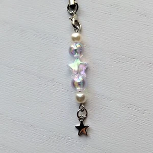 Beaded Star Phone Charm Dangle Lanyard Hanging Pendant Chain Car Decor Handmade - Photo 1 sur 8