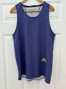 Nike Trail Dri Fit Lightweight Running Tank - Blue and Gray - Women's M - Picture 1 of 2