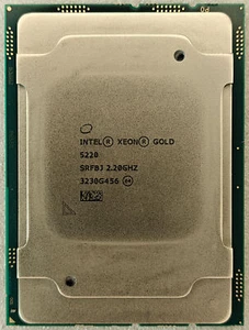 Intel Xeon Gold 5220 CPU Processor 18 Core 2.20GHz 24.75MB L3 Cache 125W SRFBJ - Picture 1 of 2