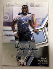 2018 Topps MLS Autograph #93 Tony Tchani Vancouver Whitecaps
