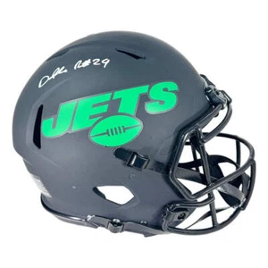 Darrelle Revis Signed New York Jets Authentic Eclipse Speed Full-Size Football H - Picture 1 of 3