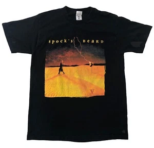 Spocks Beard T-Shirt 2000 V Album Cover US Tour Band Men’s Size Large Vintage - Picture 1 of 5