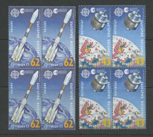 Satellite Rocket Space 2 Blocks mnh stamps 1991 Bulgaria #3612-3 Europa - Picture 1 of 1