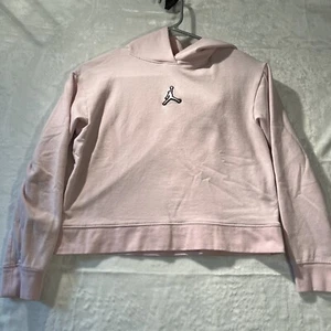Pink Jordan Air Kids Essentials Boxy Pullover Girl's Large 12-13 Years VGUC - Picture 1 of 15