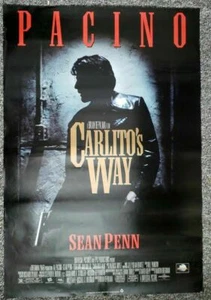 Carlito's Way 1993 Brian De Palma Al Pacino Penn Ann Miller video póster promocional  - Imagen 1 de 5