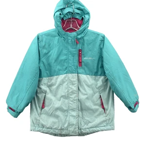 Eddie Bauer Insulated Jacket Kids XS 5/6 Blue Outdoor Camp Snow Gorpcore Winter - Picture 1 of 12