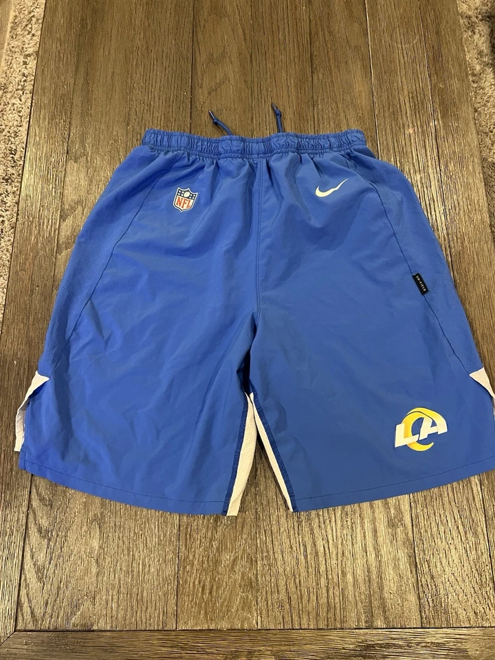 Pantalones Cortos de Fútbol Para Hombres Nike On Field Los Angeles Rams Team Emitidos Medianos Foto 1 de 2