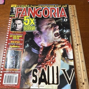 VTG 2008 Fangoria Magazine: Saw V Twilight Repo Splinter My name is Bruce - Picture 1 of 9