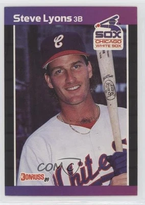1989 Donruss Steve Lyons (*Denotes on Back) #253 - Image 1 of 2